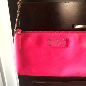 *Like New* Kate Spade Neon Pink Leather Handbag